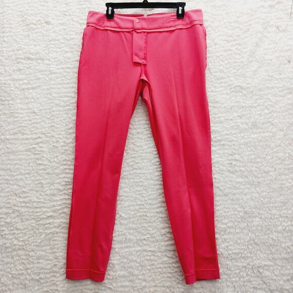 Pants Size 12 Dress Coral Coquette Aesthetic Office Careerwear Chic Travel NWT - Picture 12 of 16
